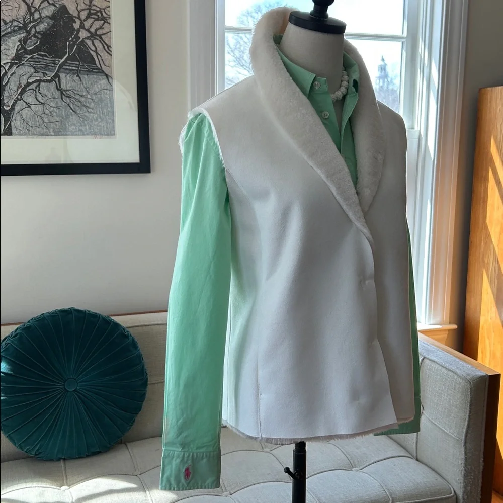 Ralph Lauren Cotton Button Down in Pistachio - Picture 7 of 7